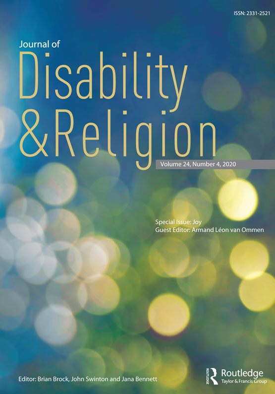  Journal of Disability & Religion