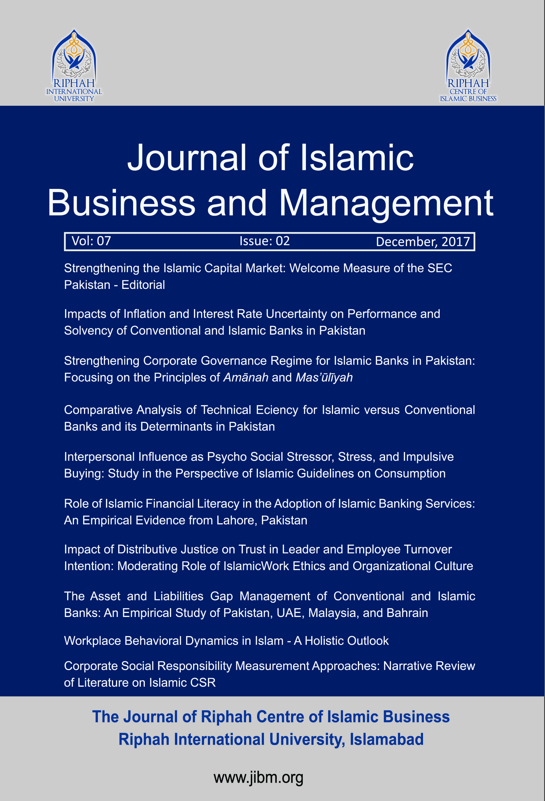 Journal of Islamic Business and Management